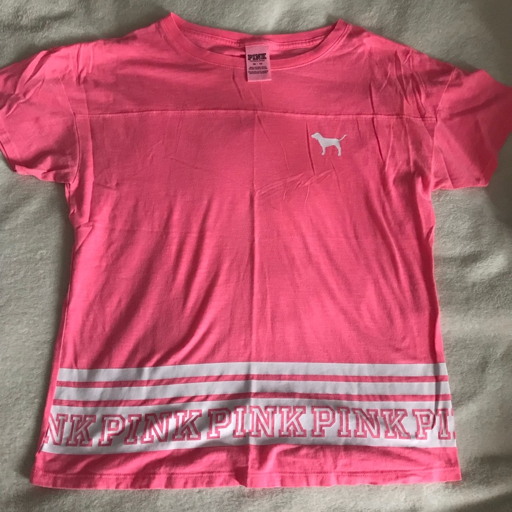 PINK half sleeve t shirt